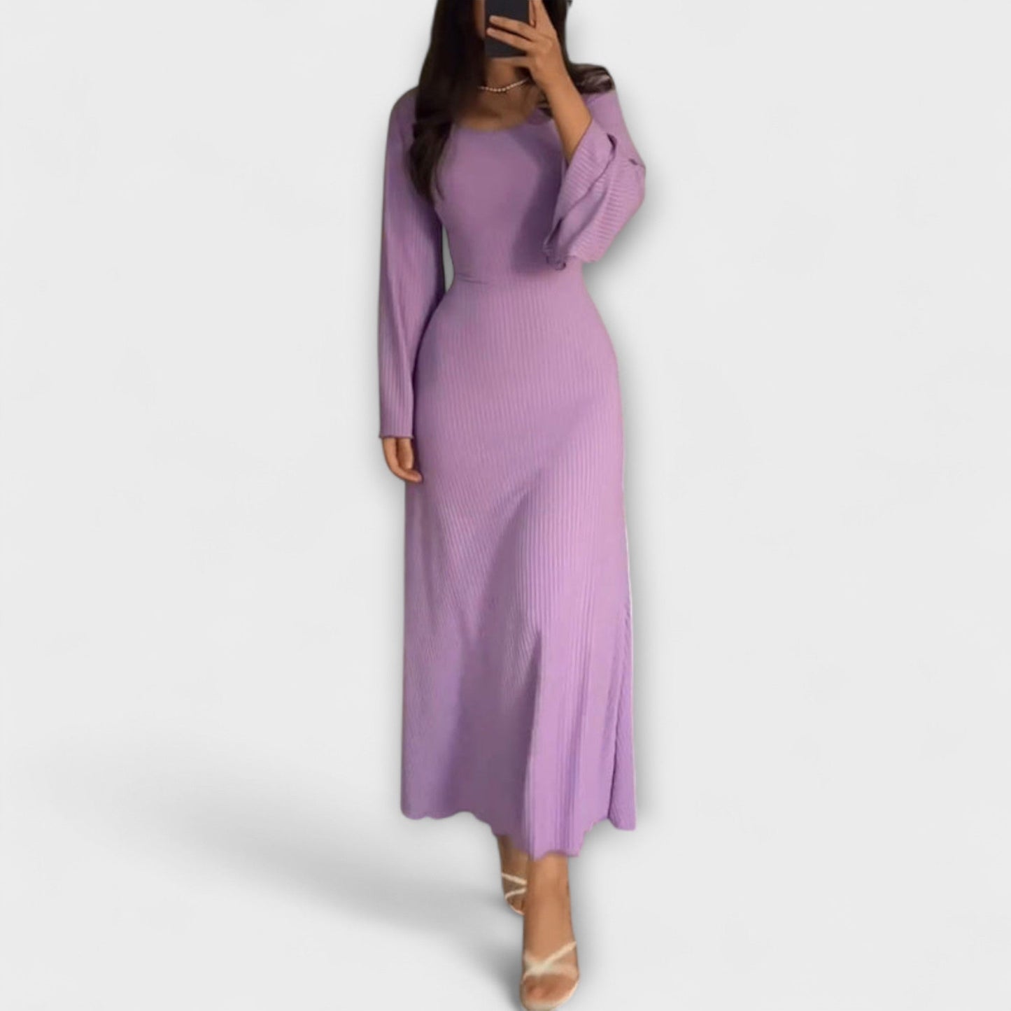 Jocelyn - Schickes Strickkleid mit Taillendetail