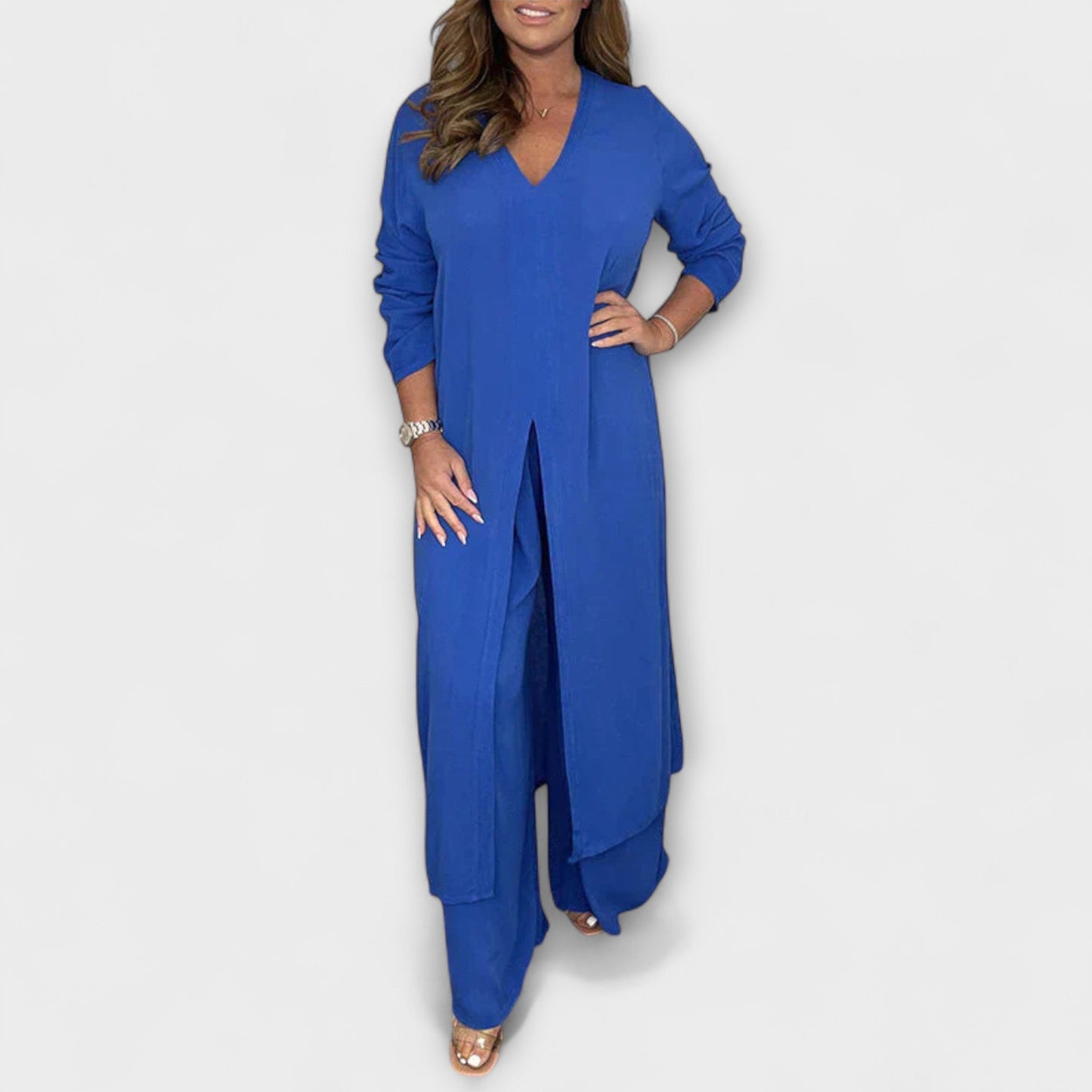 2-teiliges stilvolles Damen-Co-Ord-Set