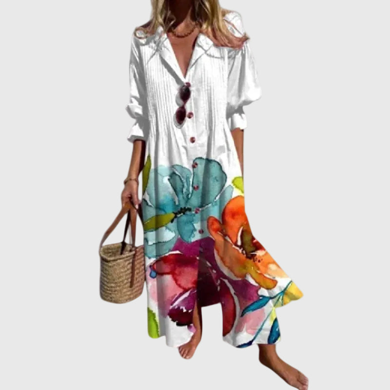 Zariah | Elegantes langes Kleid im Boho-Stil