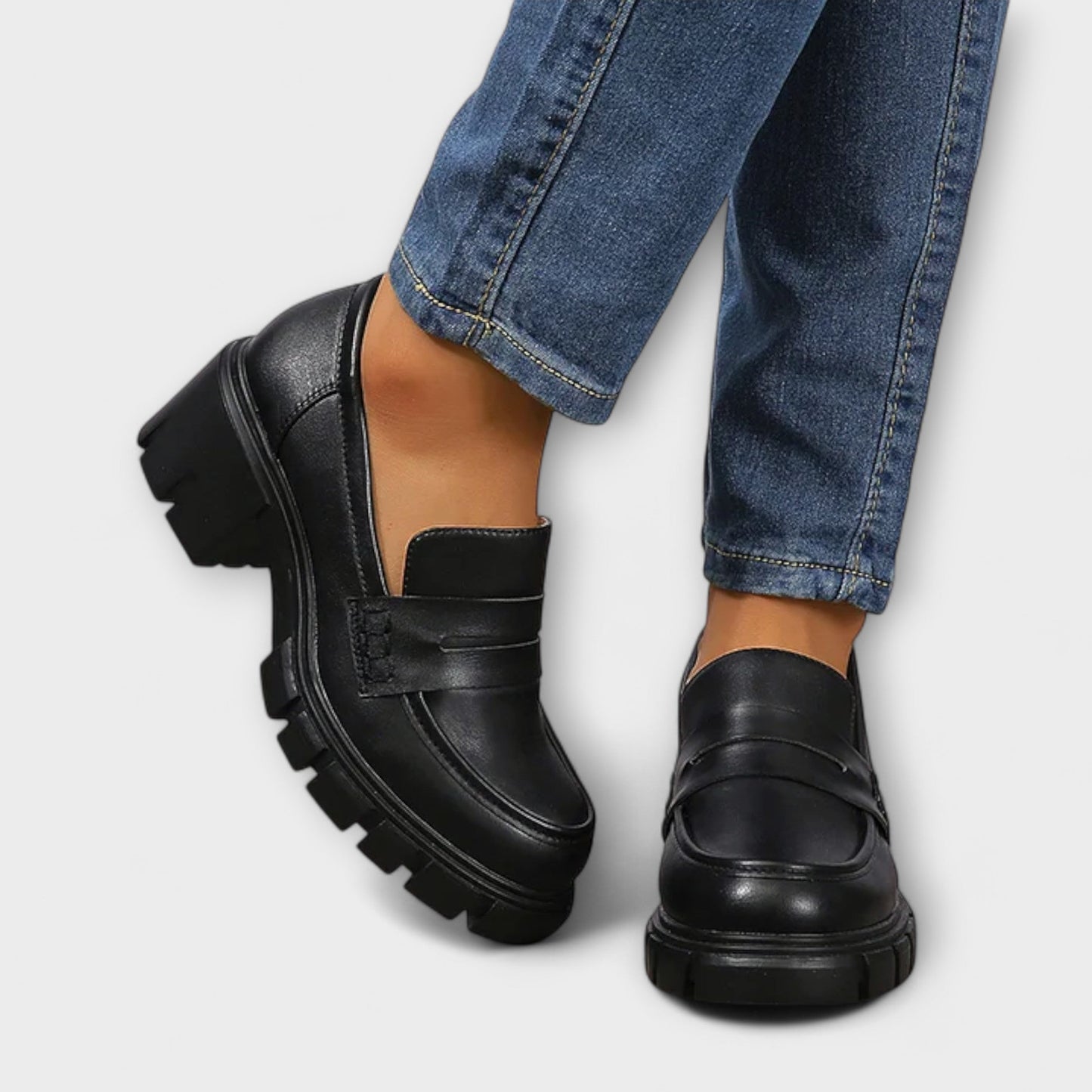 Harriet - Legere Loafers mit Chunky Absatz