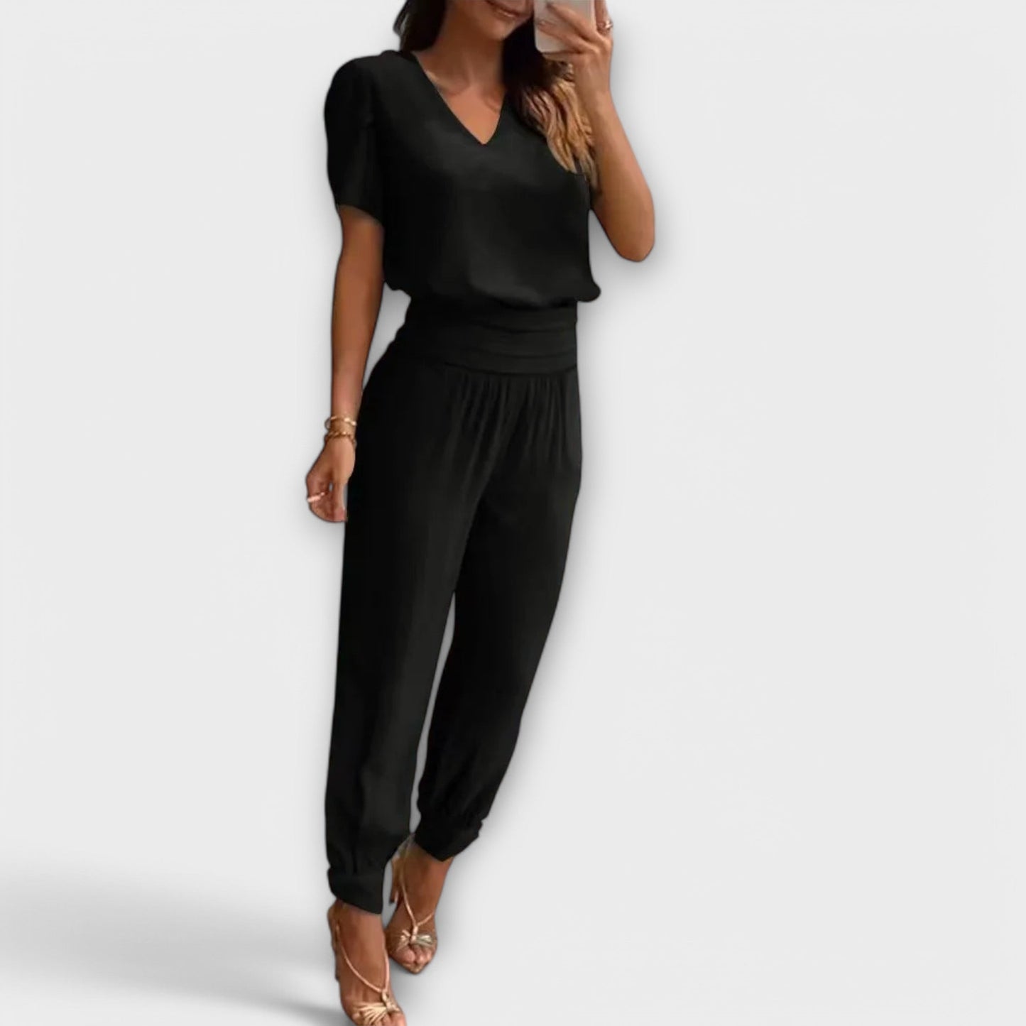 Irmelin – Elegantes Set Mit Oberteil Und Hose