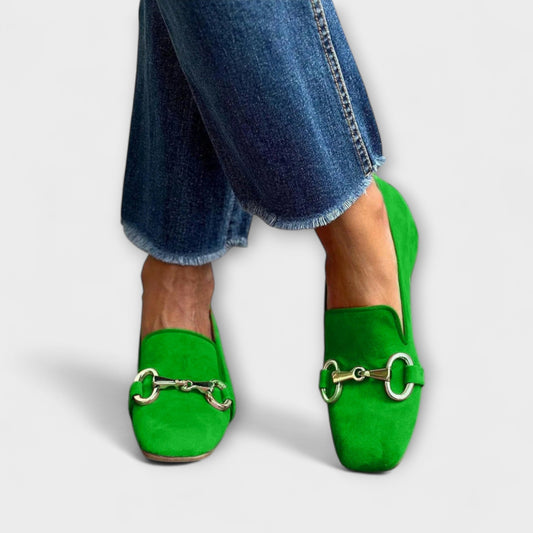 Taliah – Slipper mit quadratischer Spitze und Schnalle