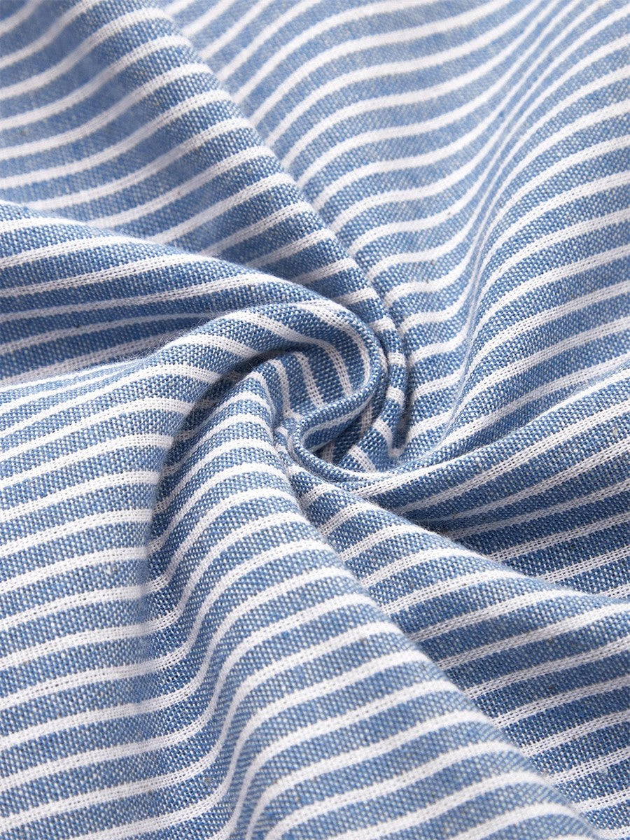 Julia | Gestreiftes Midi-Kleid