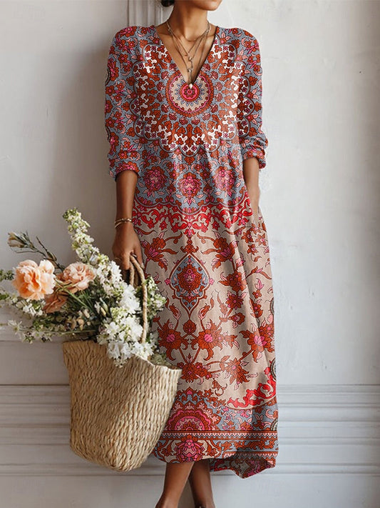 Verena™ | Boho-Kleid mit orientalischem Mandala
