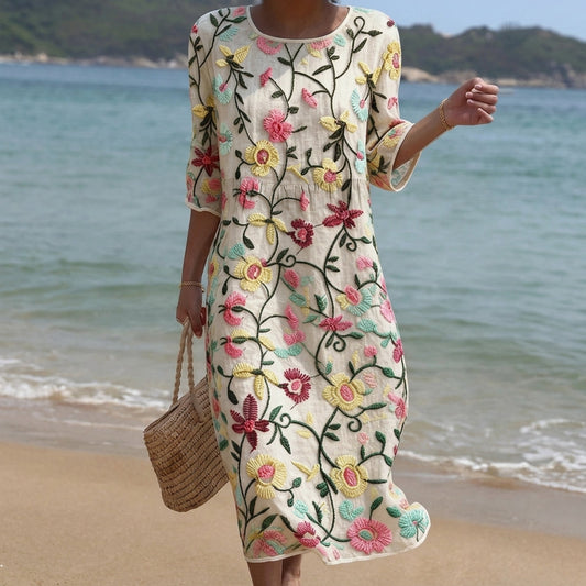 Rebeca - Damen Floral Kleid
