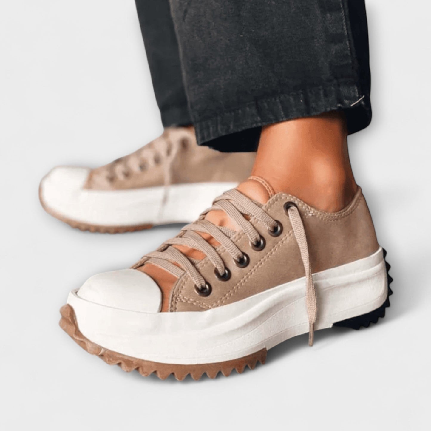 Jinky - Trendy Plateau-Schnürschuhe