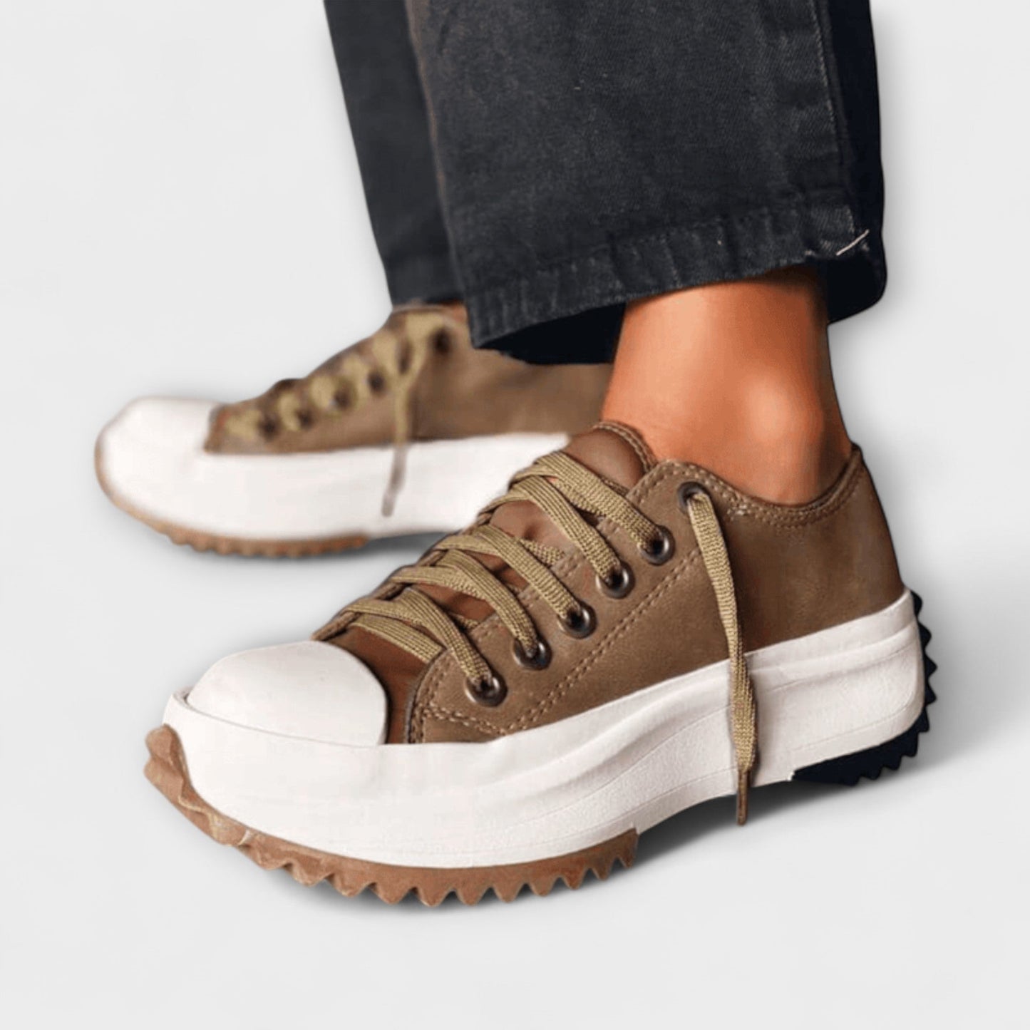 Jinky - Trendy Plateau-Schnürschuhe