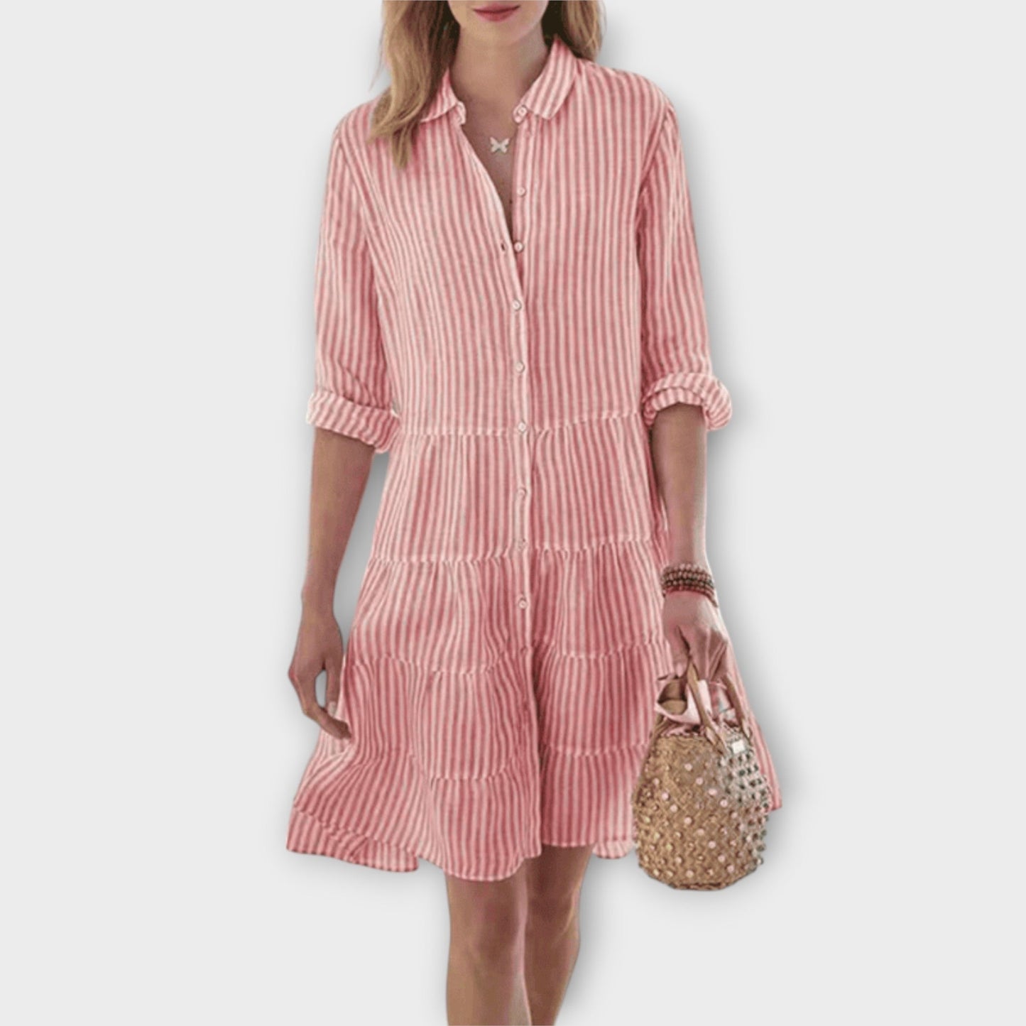 Lolita - Luftiges Gestreiftes Kleid