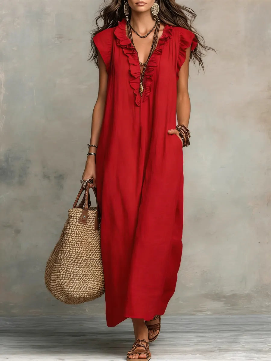 Camélia | Lange Boho-Kleid.