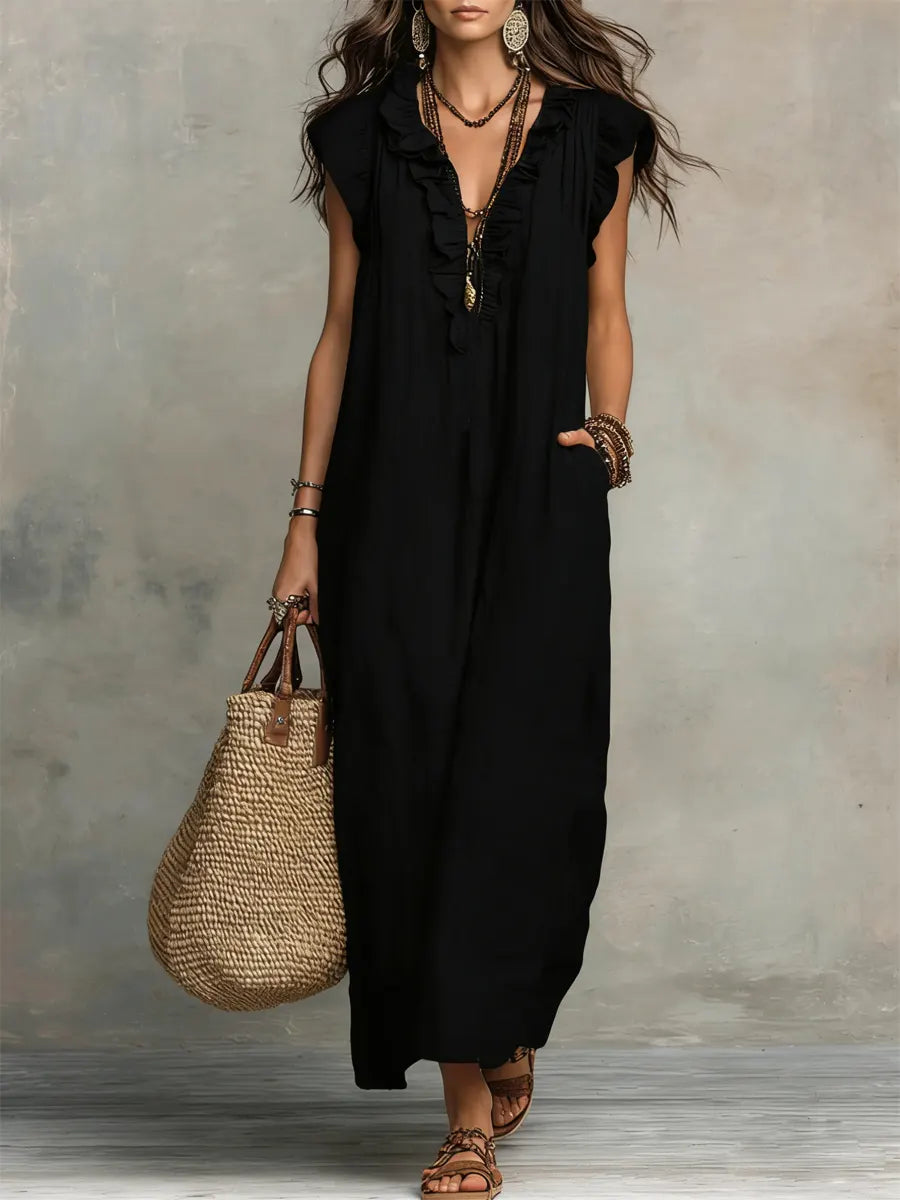Camélia | Lange Boho-Kleid.