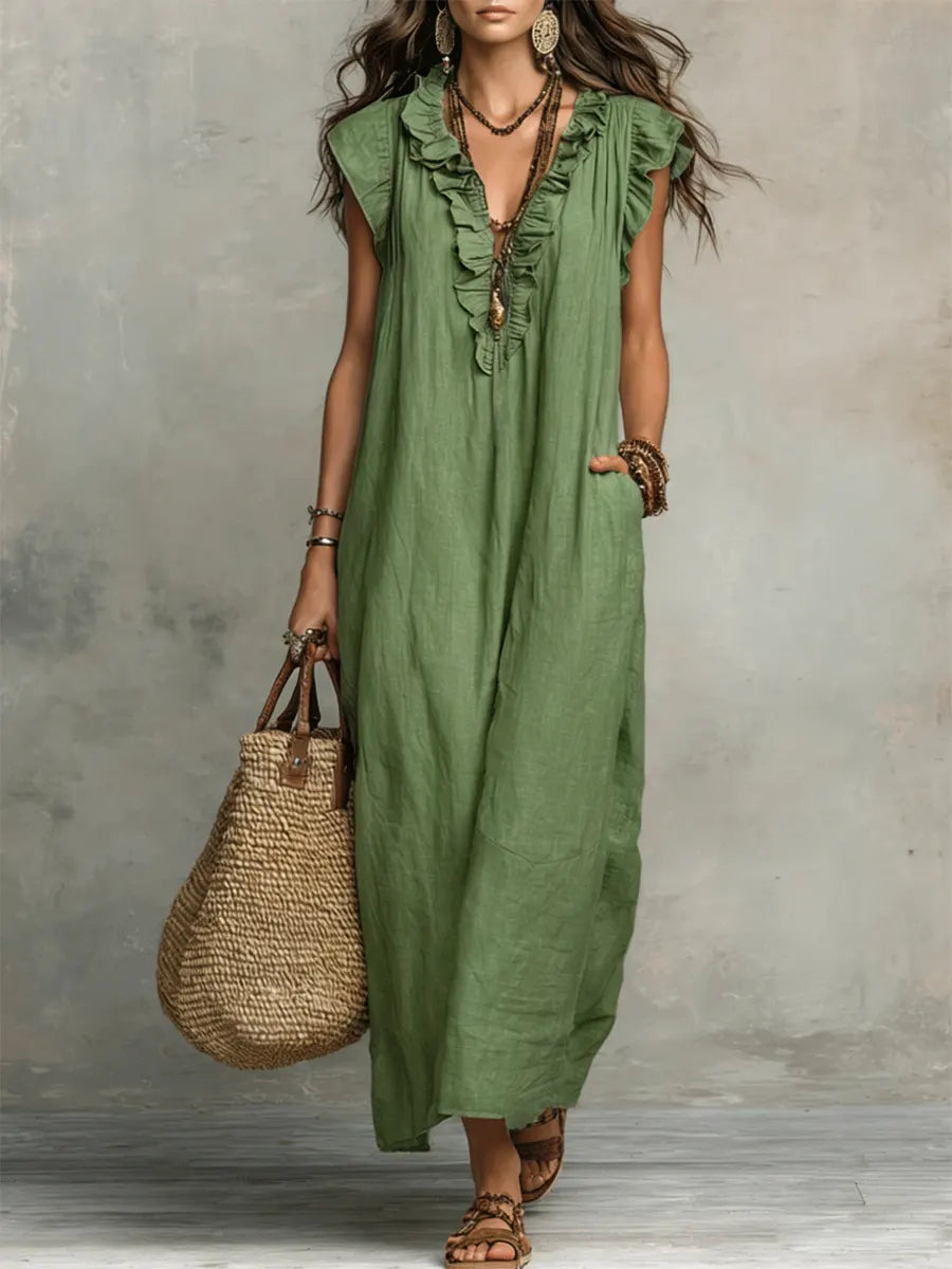 Camélia | Lange Boho-Kleid.