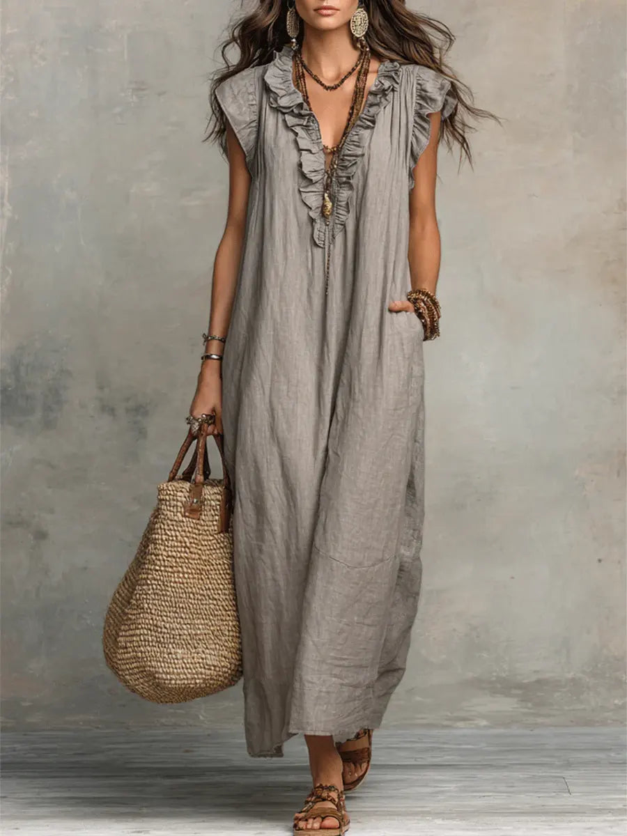Camélia | Lange Boho-Kleid.