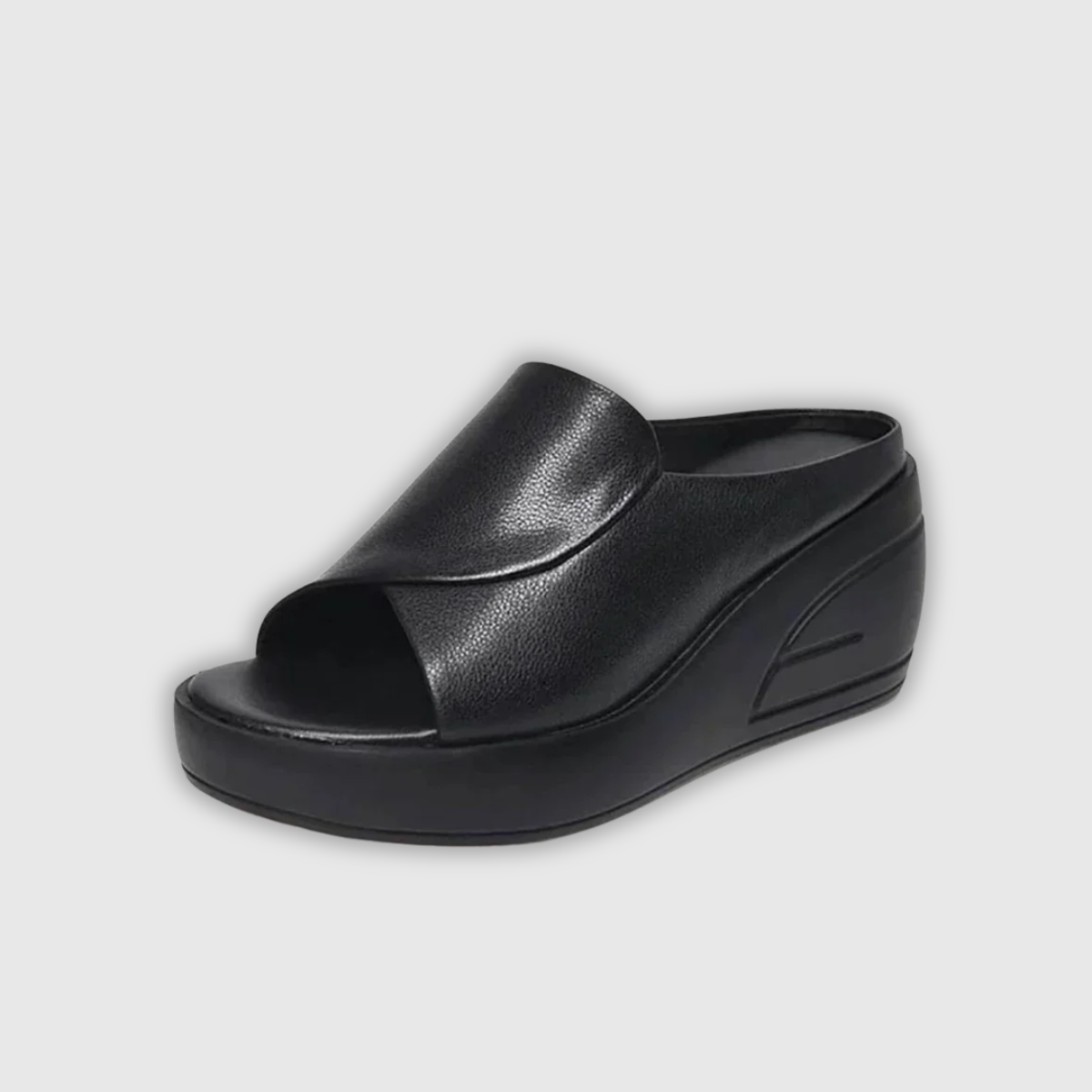 Eliza | Orthopädische Slip-On Wedge Sandalen