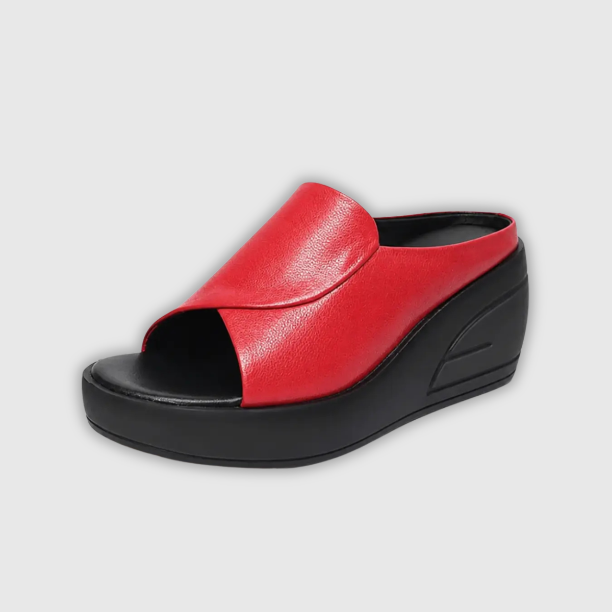 Eliza | Orthopädische Slip-On Wedge Sandalen