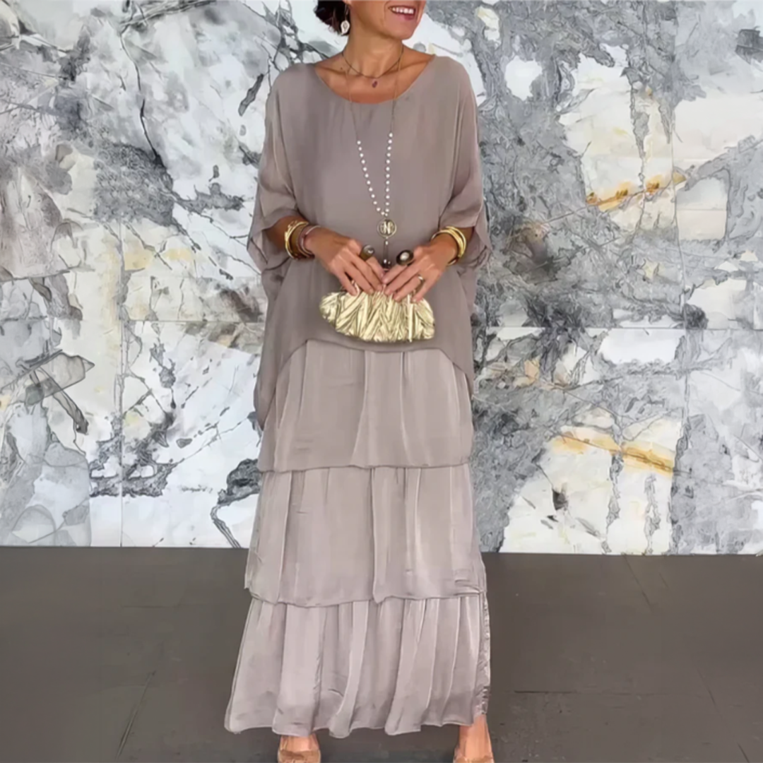 Lara – Elegantes, langes und luftiges Kleid